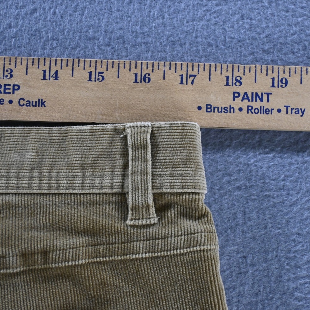 C&C California Mens Corduroy Straight Leg Pants 34 Tan Brown SEE DESCRIPTION - Picture 6 of 8